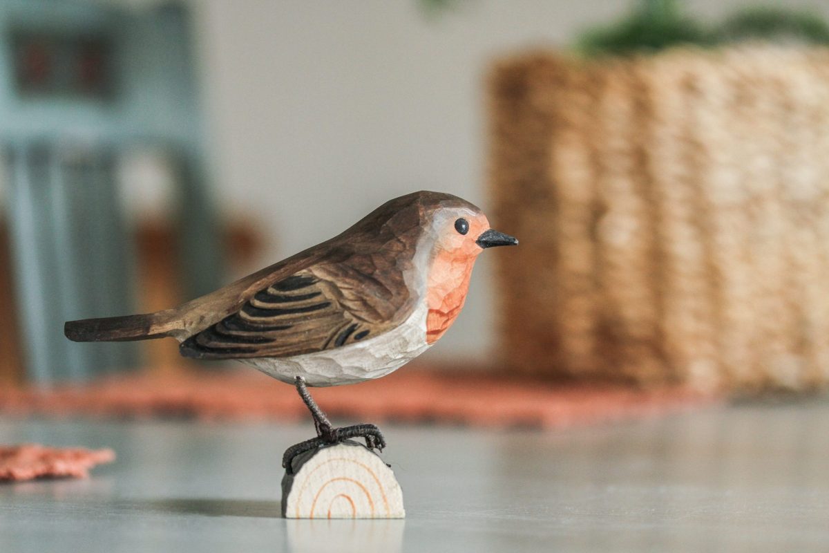 Wildlife Garden deco bird - rødhals